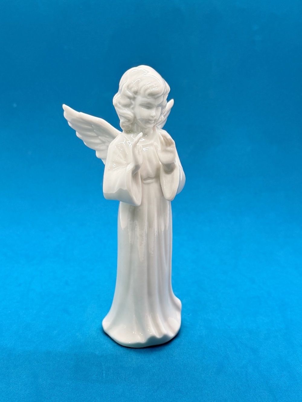 Dresden Karl Heinz Klette 5.75" Porcelain Angel Conductor Figurine
